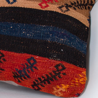 Striped Multiple Color Kilim Pillow Cover 20x20 8811