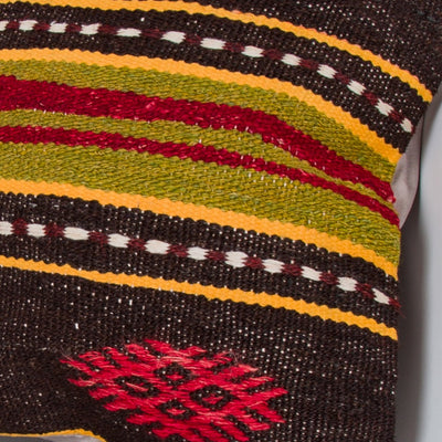 Striped Multiple Color Kilim Pillow Cover 20x20 8831