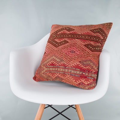 Striped Multiple Color Kilim Pillow Cover 20x20 8852