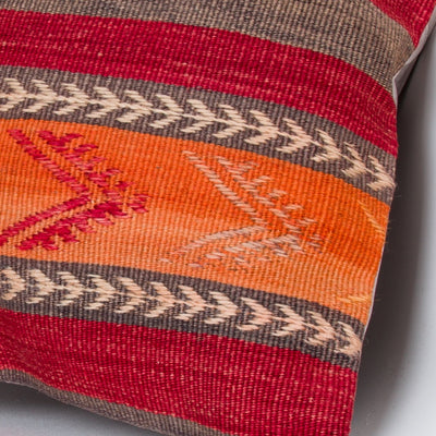 Striped Multiple Color Kilim Pillow Cover 20x20 8896