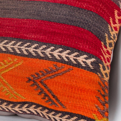 Striped Multiple Color Kilim Pillow Cover 20x20 8898