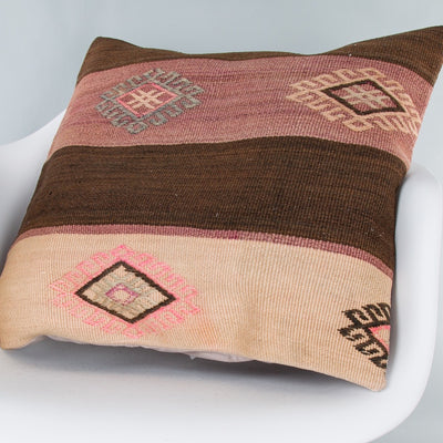 Striped Multiple Color Kilim Pillow Cover 20x20 8978