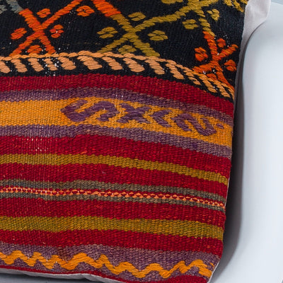 Striped Multiple Color Kilim Pillow Cover 20x20 9145