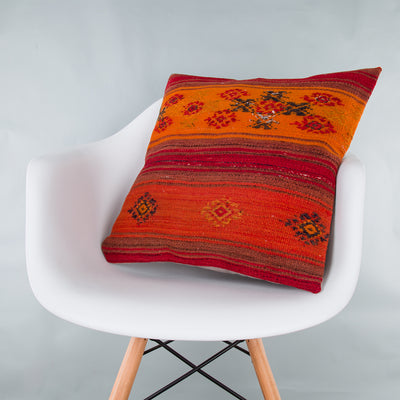 Striped Multiple Color Kilim Pillow Cover 20x20 9182