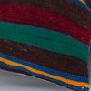 Striped Multiple Color Kilim Pillow Cover 20x20 9074