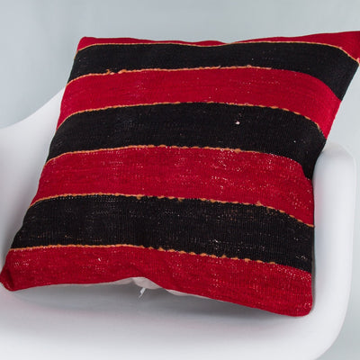 Striped Multiple Color Kilim Pillow Cover 20x20 9197
