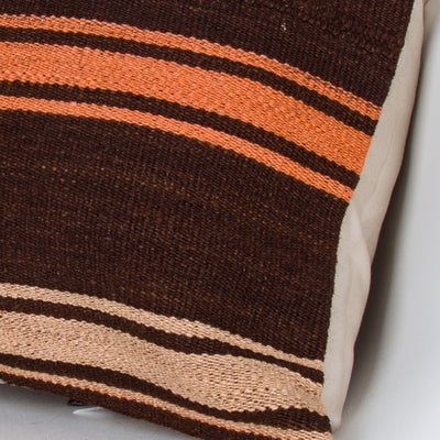 Striped Multiple Color Kilim Pillow Cover 20x20 8736