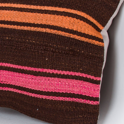 Striped Multiple Color Kilim Pillow Cover 20x20 8740