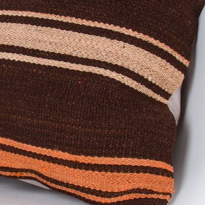 Striped Multiple Color Kilim Pillow Cover 20x20 8746