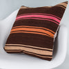 Striped Multiple Color Kilim Pillow Cover 20x20 8750