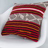 Striped Multiple Color Kilim Pillow Cover 20x20 8754