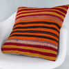 Striped Multiple Color Kilim Pillow Cover 20x20 8787