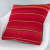 Striped Multiple Color Kilim Pillow Cover 20x20 8922