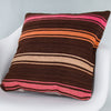 Striped Multiple Color Kilim Pillow Cover 20x20 8954