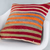 Striped Multiple Color Kilim Pillow Cover 20x20 8992