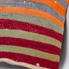Striped Multiple Color Kilim Pillow Cover 20x20 8992