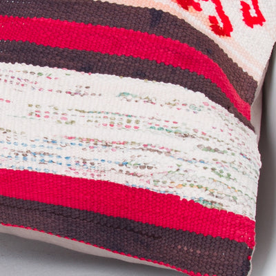 Striped Multiple Color Kilim Pillow Cover 20x20 9045