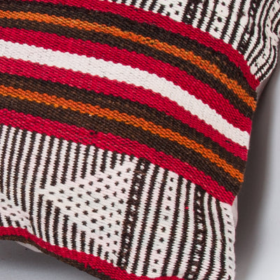 Striped Multiple Color Kilim Pillow Cover 20x20 9055