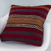 Striped Multiple Color Kilim Pillow Cover 20x20 9175