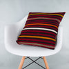 Striped Multiple Color Kilim Pillow Cover 20x20 9268