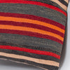 Striped Multiple Color Kilim Pillow Cover 20x20 9273