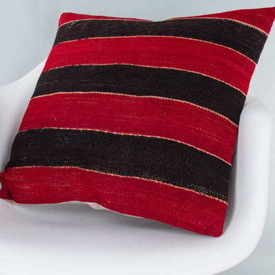 Striped Multiple Color Kilim Pillow Cover 20x20 9283