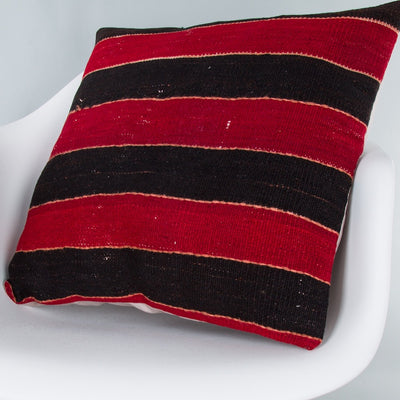 Striped Multiple Color Kilim Pillow Cover 20x20 9285