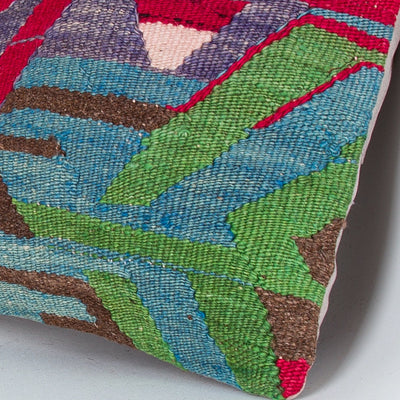 Tribal Multiple Color Kilim Pillow Cover 16x16 7758