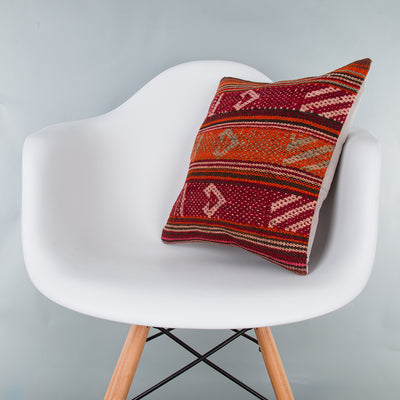 Tribal Multiple Color Kilim Pillow Cover 16x16 8188