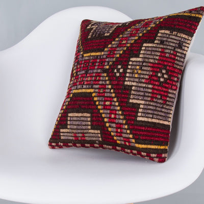 Tribal Multiple Color Kilim Pillow Cover 16x16 8253