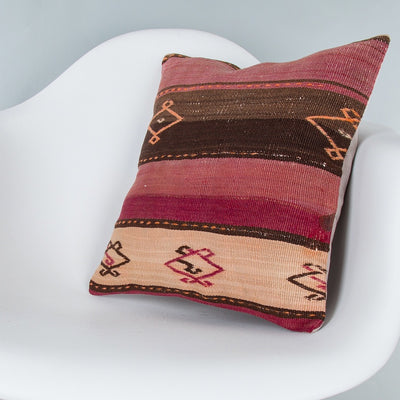 Tribal Multiple Color Kilim Pillow Cover 16x16 8268