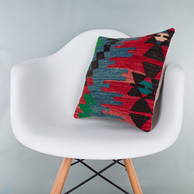 Tribal Multiple Color Kilim Pillow Cover 16x16 8311