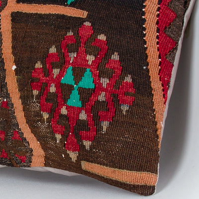 Tribal Multiple Color Kilim Pillow Cover 16x16 8403
