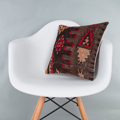 Tribal Multiple Color Kilim Pillow Cover 16x16 8407