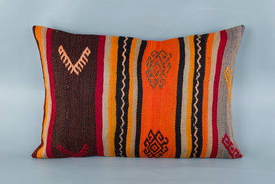 Tribal Multiple Color Kilim Pillow Cover 16x24 8429