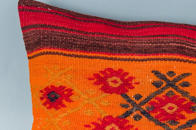 Tribal Multiple Color Kilim Pillow Cover 16x24 8436