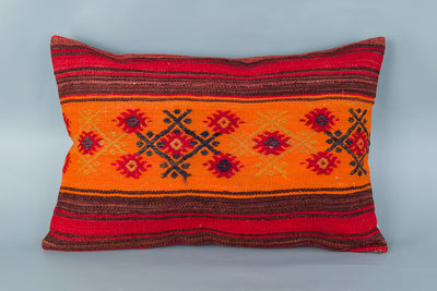 Tribal Multiple Color Kilim Pillow Cover 16x24 8437