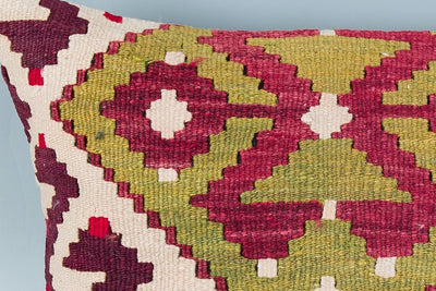 Tribal Multiple Color Kilim Pillow Cover 16x24 8469