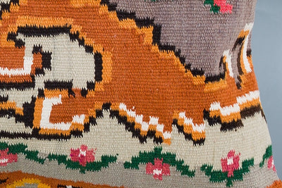 Tribal Multiple Color Kilim Pillow Cover 16x24 8477