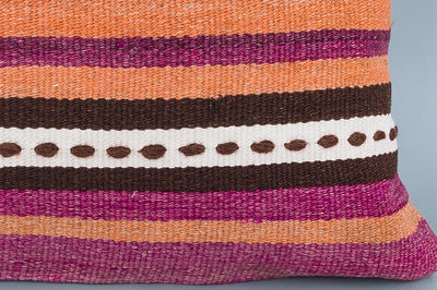 Tribal Multiple Color Kilim Pillow Cover 16x24 8504