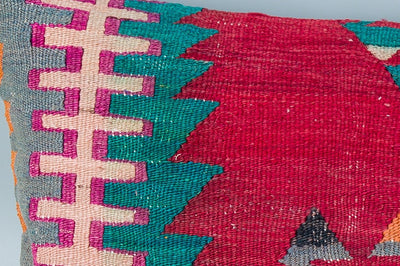 Tribal Multiple Color Kilim Pillow Cover 16x24 8631