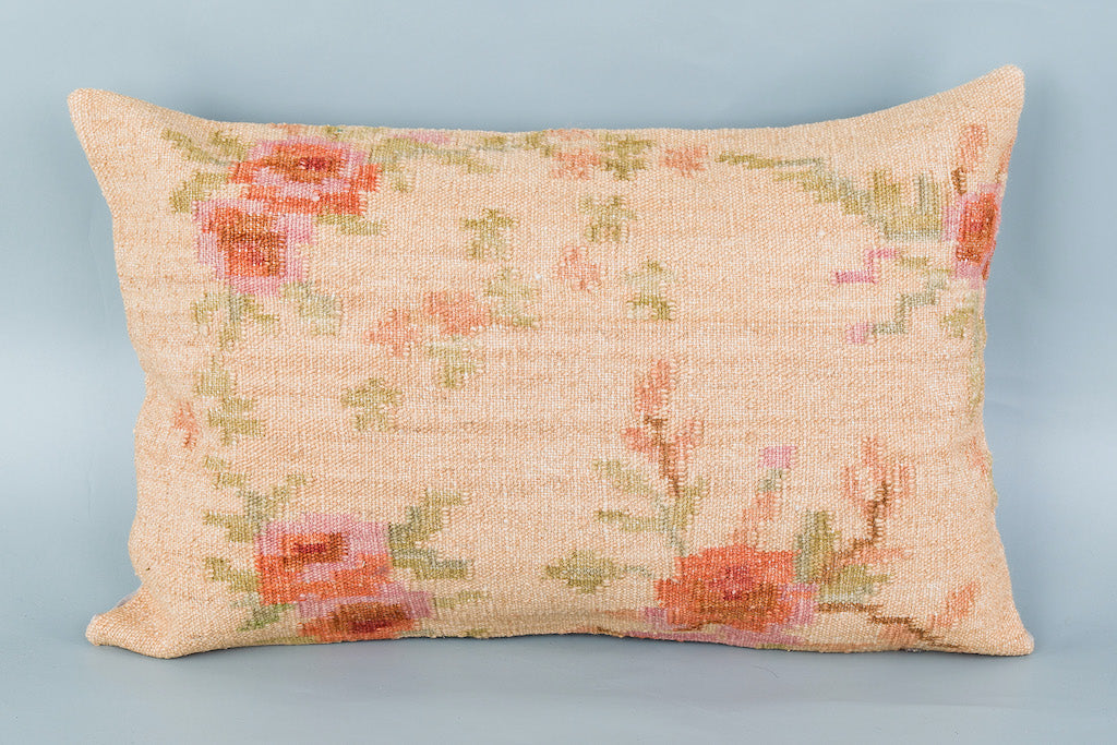 Tribal Multiple Color Kilim Pillow Cover 16x24 8632