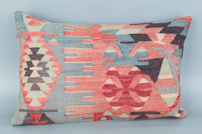 Tribal Multiple Color Kilim Pillow Cover 16x24 8634