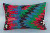 Tribal Multiple Color Kilim Pillow Cover 16x24 8653
