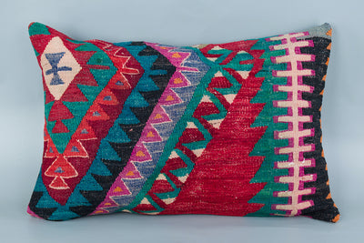 Tribal Multiple Color Kilim Pillow Cover 16x24 8660