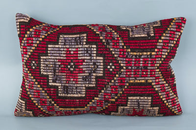 Tribal Multiple Color Kilim Pillow Cover 16x24 8666