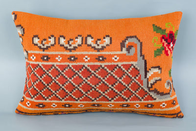 Tribal Multiple Color Kilim Pillow Cover 16x24 8667