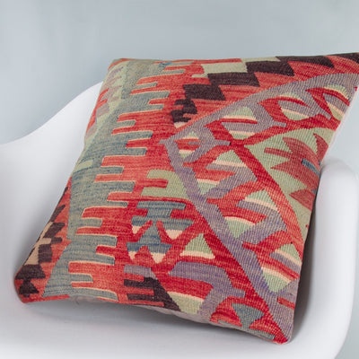 Tribal Multiple Color Kilim Pillow Cover 20x20 8839