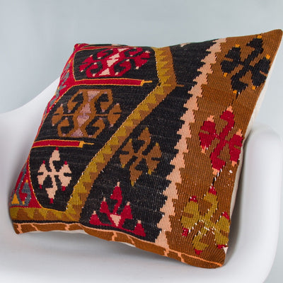 Tribal Multiple Color Kilim Pillow Cover 20x20 8862