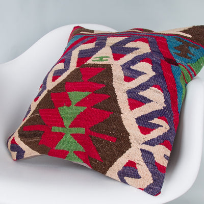 Tribal Multiple Color Kilim Pillow Cover 20x20 8907